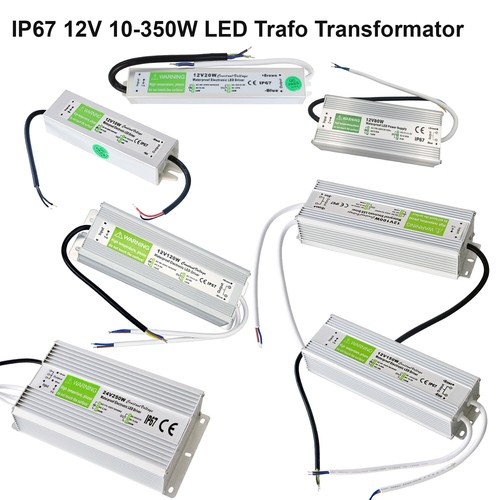 12v wasserdicht led trafo - dc,